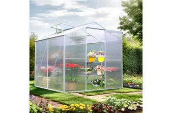 Serre jardin, Aluminium, 1.90 x 1.30 m, 2.50m²