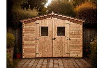 Abri Dalia, Douglas Madriers 20mm, 3.10 x 1.70m, 5.20m²