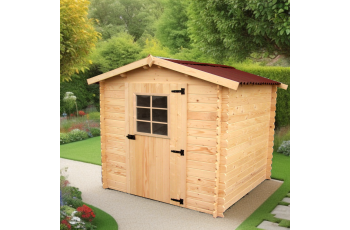 Abri Albon, Epicéa madriers 20mm, 2.0 x 2.0 m, 4.00 m²
