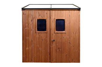 Abri photovoltaïque Lumibois 1kWc, THT, "Plug and play", bardage 19mm, 1,90 x 2,36 m, 4,48 m²