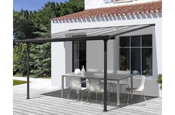 Toit terrasse, Aluminium gris anthracite, 3.05 x 3.00 m, 9.15m²