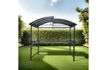 Carport Barbecue, Aluminium 0.8mm, 2.60 x 1.50m, 3.90m²