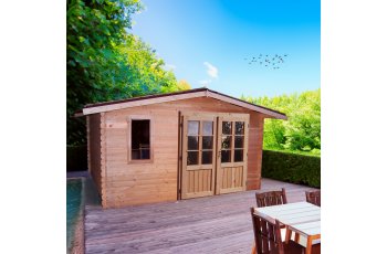 Abri Dhana, Douglas Madriers 28mm, 4.00 x 3.00m, 12.00m²