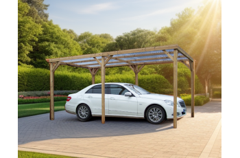 Pergola Thonon, THT avec couverture PVC, 3.00 x 5.00 m, 15.00m²