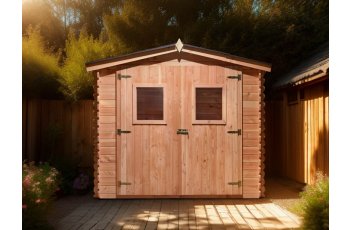 Abri Dalia, Douglas Madriers 20mm, 2.60 x 2.20m, 5.70m²