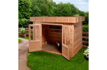Abri Dhana, Douglas Madriers 28mm, 3.00 x 2.00m, 6.00m²